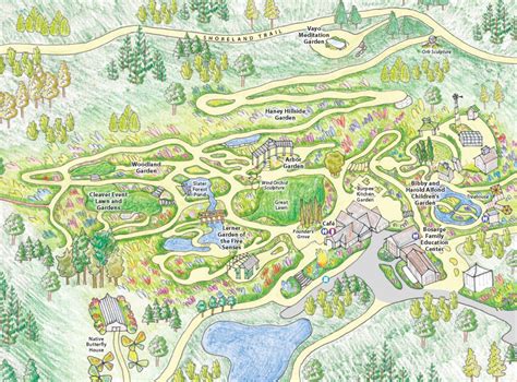 Maine Botanical Gardens Map | Coastal Maine Botanical Gardens