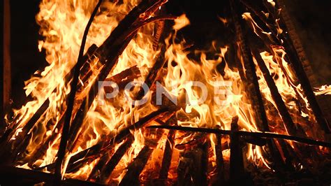 Fire flames and glowing ash particles background Stock Footage,#glowing ...