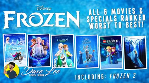 FROZEN - All 6 Movies, Shorts & Specials Ranked Worst to Best ...