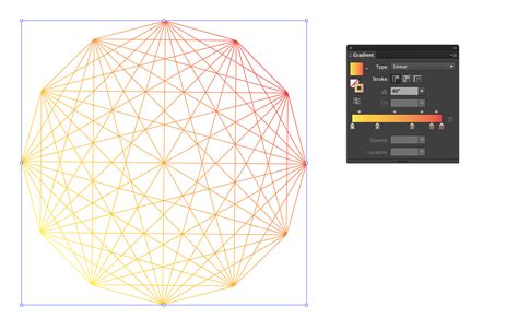 adobe illustrator - How is this gradient effect being created on line/vector drawings - Graphic ...