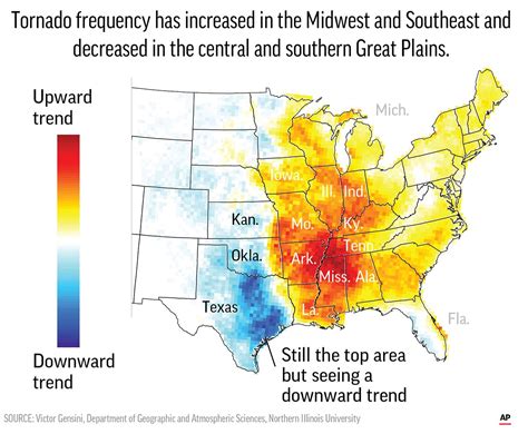 Tornado Alley Map Oklahoma