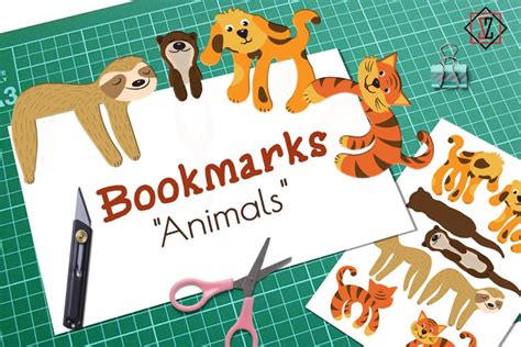 Bookmarks "Animals". DIY crafts