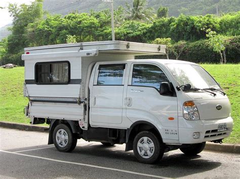 KIA camping car. To bad the US will never let these be imported. Truck Camping, Camping Trailer ...