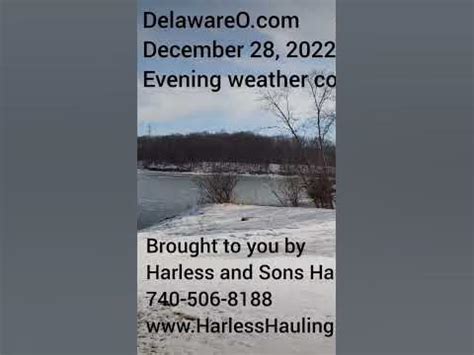 Delaware Ohio weather December 28th 2022 - YouTube