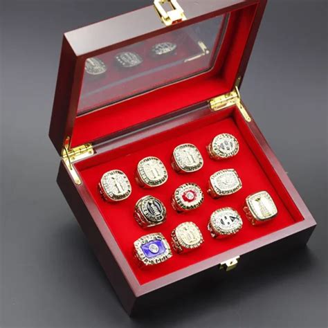 11 Montreal Canadiens NHL Stanley Cup championship rings set - MVP Ring