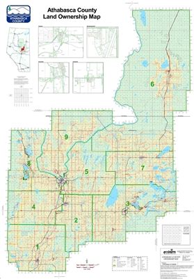 Athabasca County Landowner map - County 12. County and Municipal ...