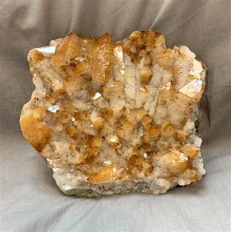 Citrine Quartz Crystal Cluster - The Dinosaur Store & Museum