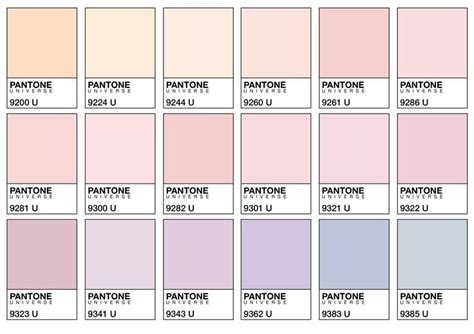 Pantone pastels | Pantone colour palettes, Pastel colour palette, Aesthetic colors