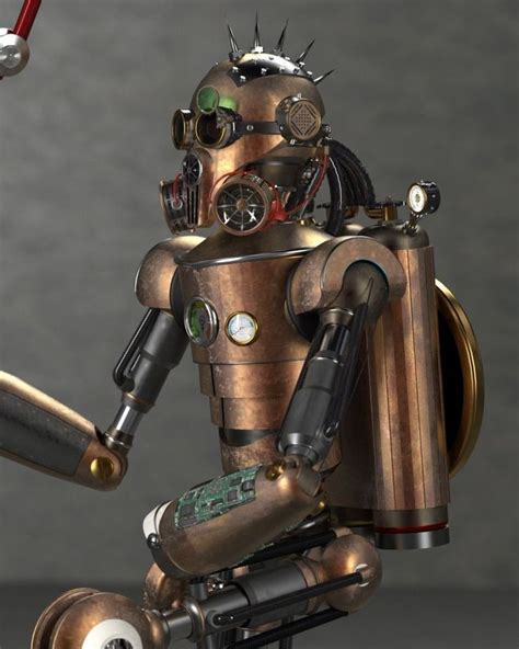 179 best Steampunk Robots images on Pinterest | Steampunk robots, Inventions and Backpack