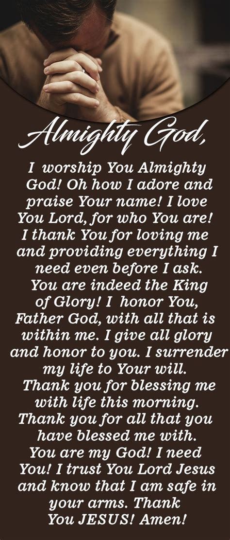 Powerful Morning Prayer of Praise and Worship to God | Powerful morning prayer, Prayer of praise ...