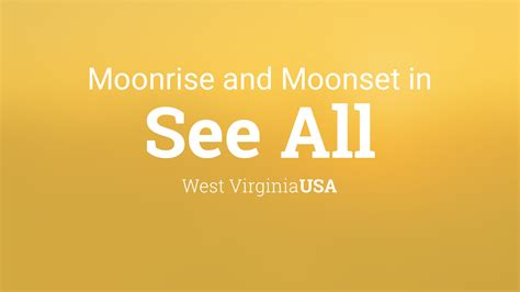 Moonrise, Moonset, and Moon Phase in See All