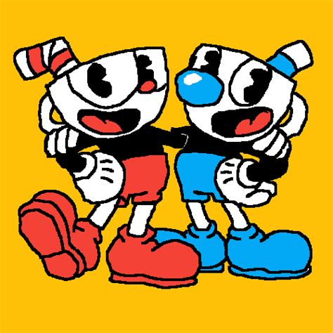 Pixilart - Cuphead Characters by Tweaky