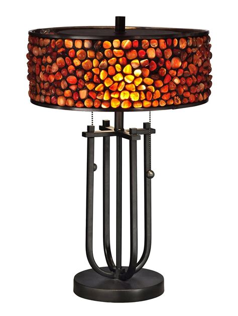 Dale Tiffany Pebble Stone Table Lamp TT13197 – SwallowTale Transitional Table Lamps ...