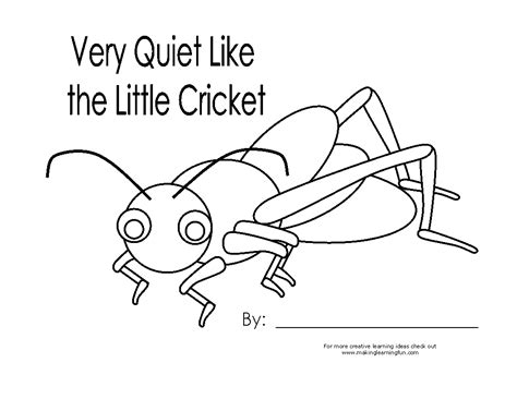 The Very Quiet Cricket Coloring Pages - Coloring Home