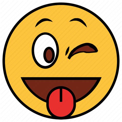 Cartoon, cheeky, emoji, emotion, face, smiley, tongue icon - Download ...