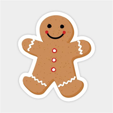 Gingerbread Person by deancole | Christmas stickers printable, Easy christmas drawings ...