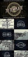 Simple Retro Logo Templates v.1 by hugoo13 on DeviantArt