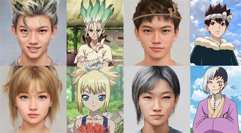 Dr Stone Characters in Art Breeder pt. 1 : r/DrStone