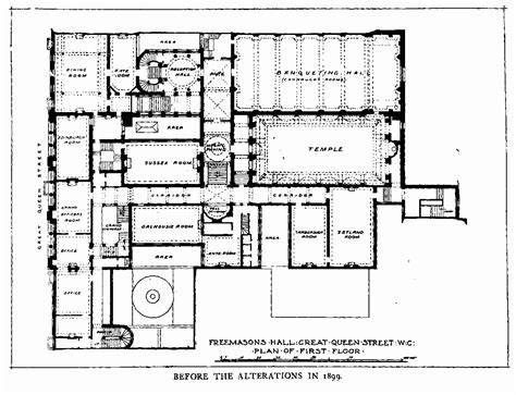 Freemasons' Hall | British History Online History Online, Freemason ...