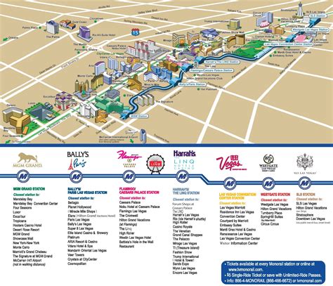 Printable Las Vegas Strip Map