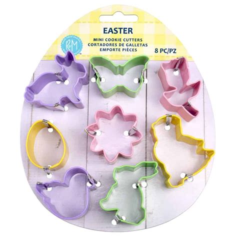 Mini Cookie Cutter Set, 8 Piece - Easter - Little Obsessed