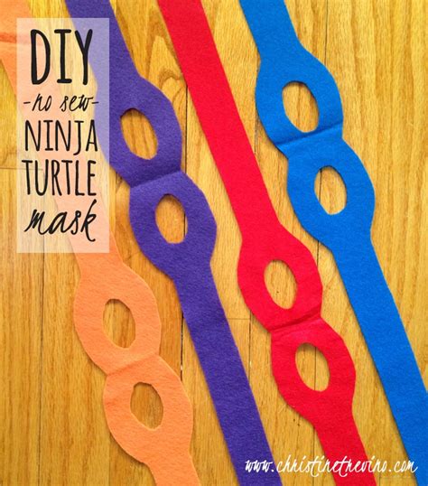 DIY Ninja Turtle Mask [FREE Printable Pattern] | Christine Trevino