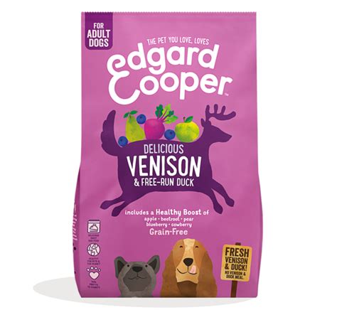 Venison & Duck Grain-Free Dog Kibble | Edgard & Cooper
