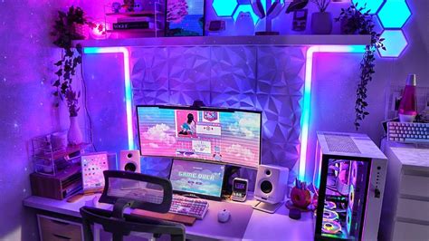 Girl Gamer’s DREAM Cozy + RGB Setup Aesthetic Changes & Setup Upgrades - YouTube