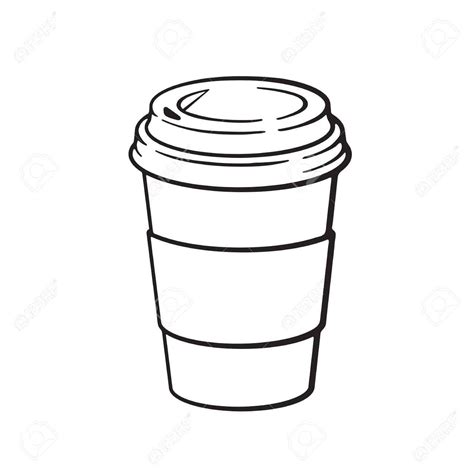 Starbucks Cup Sketch - Pegatinas Jewell Coffes Inprimir Orden | Bodylawasuge