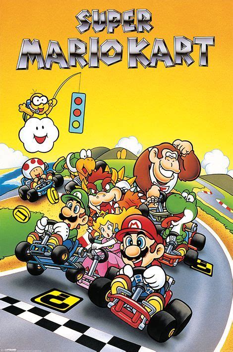 Nintendo Super Mario Kart - Maxi Poster €7,99 Super Mario Bros, Mundo ...