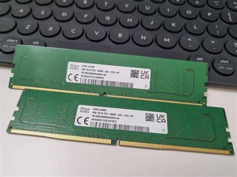 DDR5 RAM Memory - SK Hynix 8GBx2 (16GB) Desktop, Computers & Tech ...