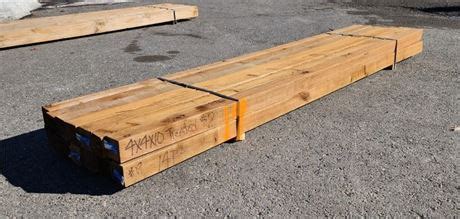 Tryans Online Auction & Auction Center - (Bunk #10) - 4x4x12 Pressure Treated Lumber - 14pcs.