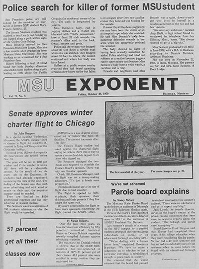 MSU Exponent Newspapers Item