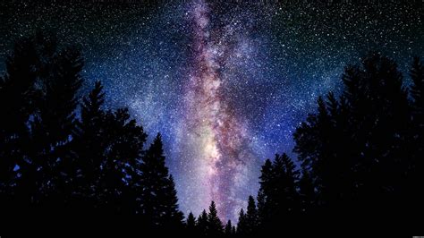 Starry Sky Stars Milky Way Galaxy 4k Hd Space Wallpap - vrogue.co