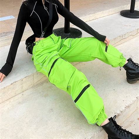 Cargo Pants - Ninja Cosmico | Neon outfits, Neon fashion, Tomboy style ...