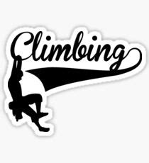 Rock Climbing: Stickers | Redbubble