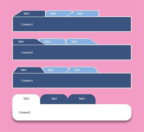 CSS Tabs: 5 Examples