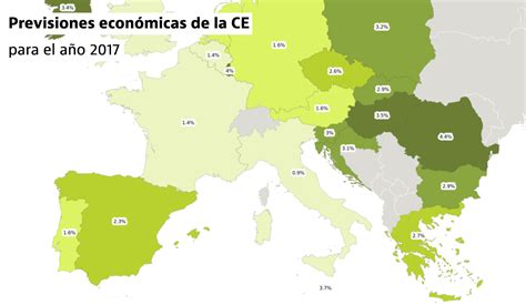 El mapa económico de Europa: así estarán este año el PIB, la deuda y el paro en cada país ...