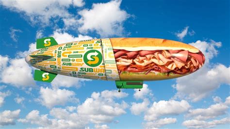 Subway eyes flying world with restaurant on a blimp - TheStreet