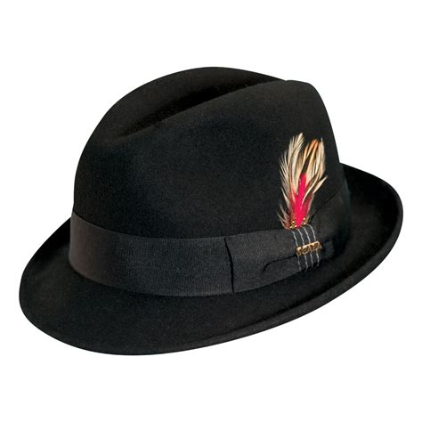 Crushable Wool Felt Fedora/Trillby - Explorer Hats