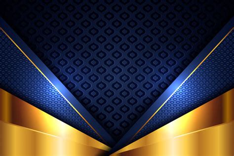 Blue And Gold Background Wallpaper