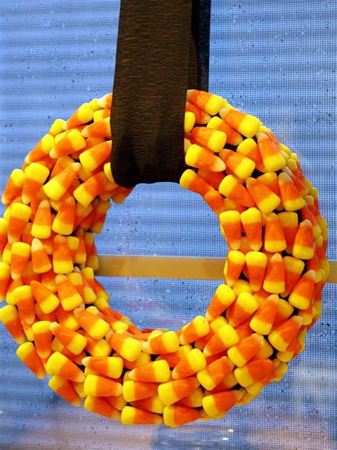 Candy Corn Wreath | HGTV