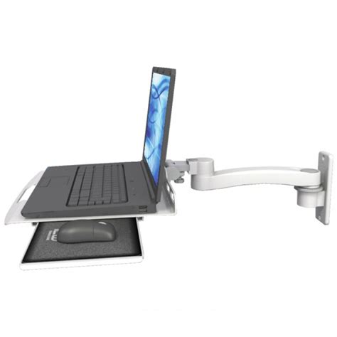LUS Laptop Wall Mount with Mouse Tray | ErgoMounts
