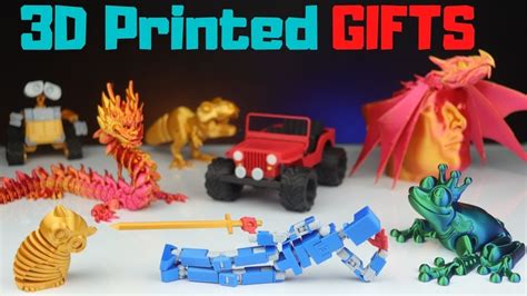 TOP 25 COOL Things to 3D Print for Gift - YouTube