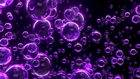 Purple Bubbles Wallpaper