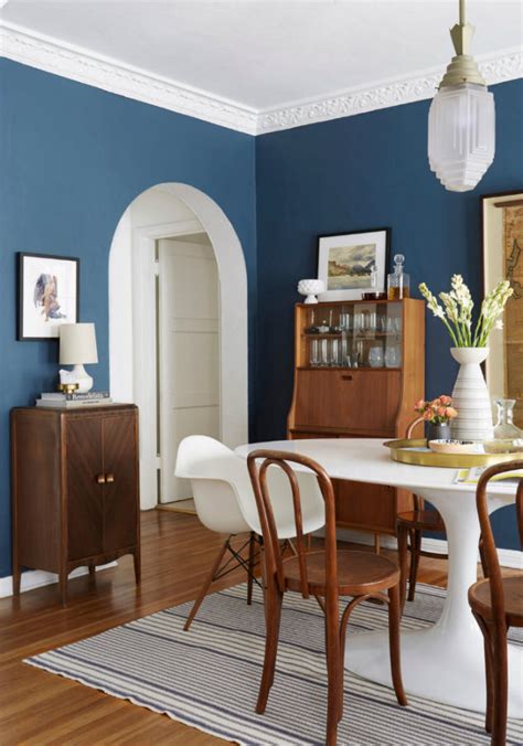 Blue dining rooms: how to apply the color to your dining room | Miami ...