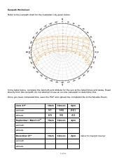 z5363528 sun.pdf - Sunpath Worksheet Refer to the sunpath chart for the Australian city given ...