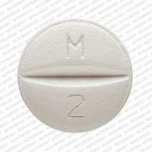 M 2 Pill Images (White / Round)