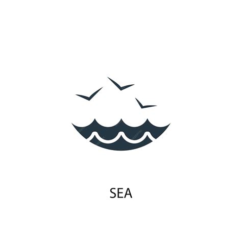 Premium Vector | Sea icon. simple element illustration. sea concept ...