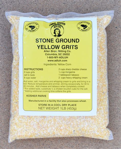 STONE GROUND GRITS – Adluh Store